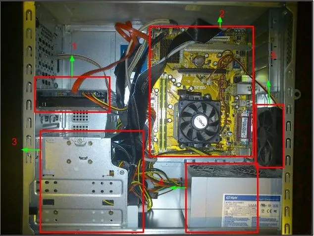 PARTE INTERNA DE CPU | javierarambalza