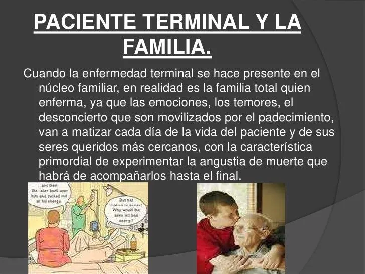 Intervención psicológica en pacientes terminales