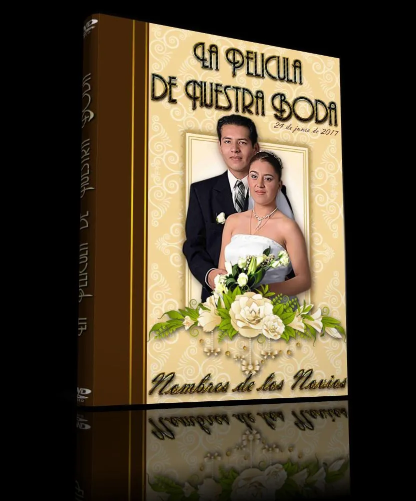Intros de Video en Linea.: Portada para DVD de bodas