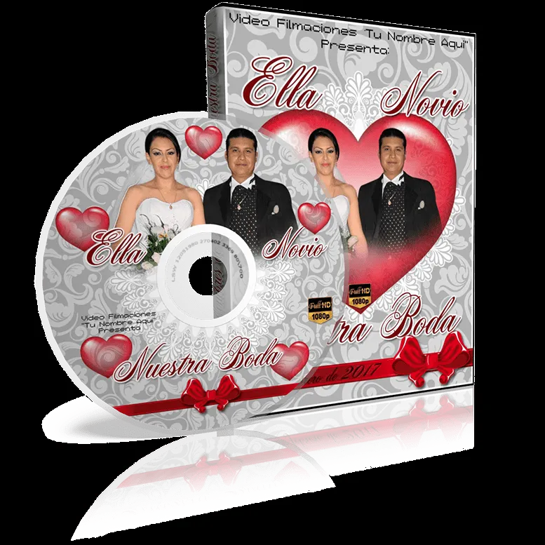 Intros de Video en Linea.: Portada en psd para DVD de bodas Intros de Video en Linea.: Portada en psd para DVD de bodas