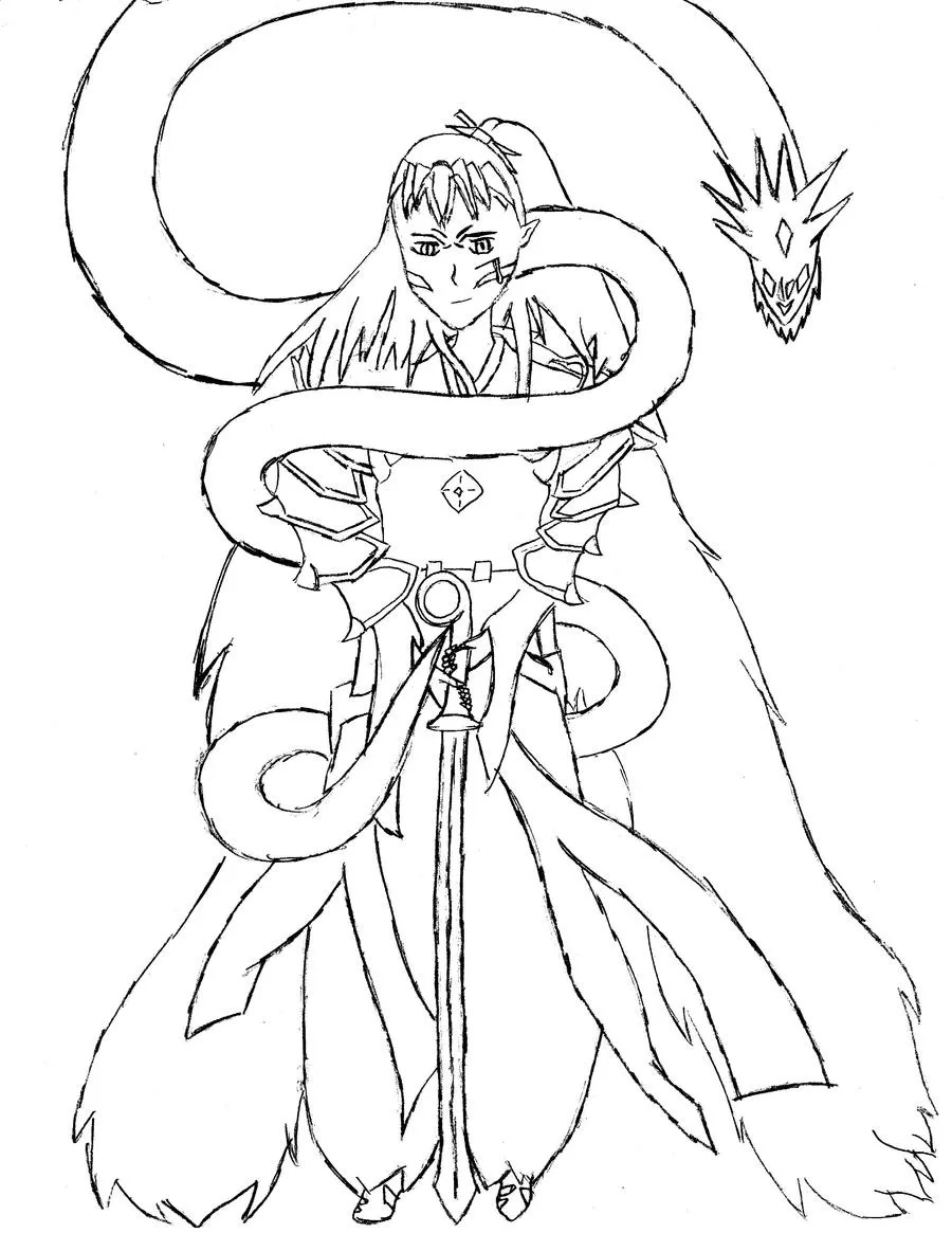 Pin Imagenes De Inuyasha Para Colorear Pelautscom on Pinterest