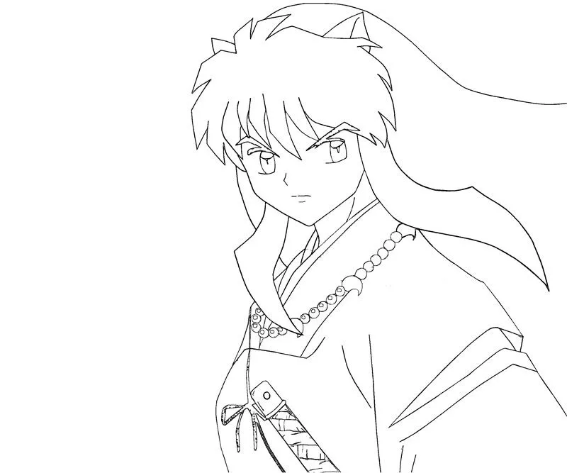 Inuyasha Coloring Pages 2jpg Pictures
