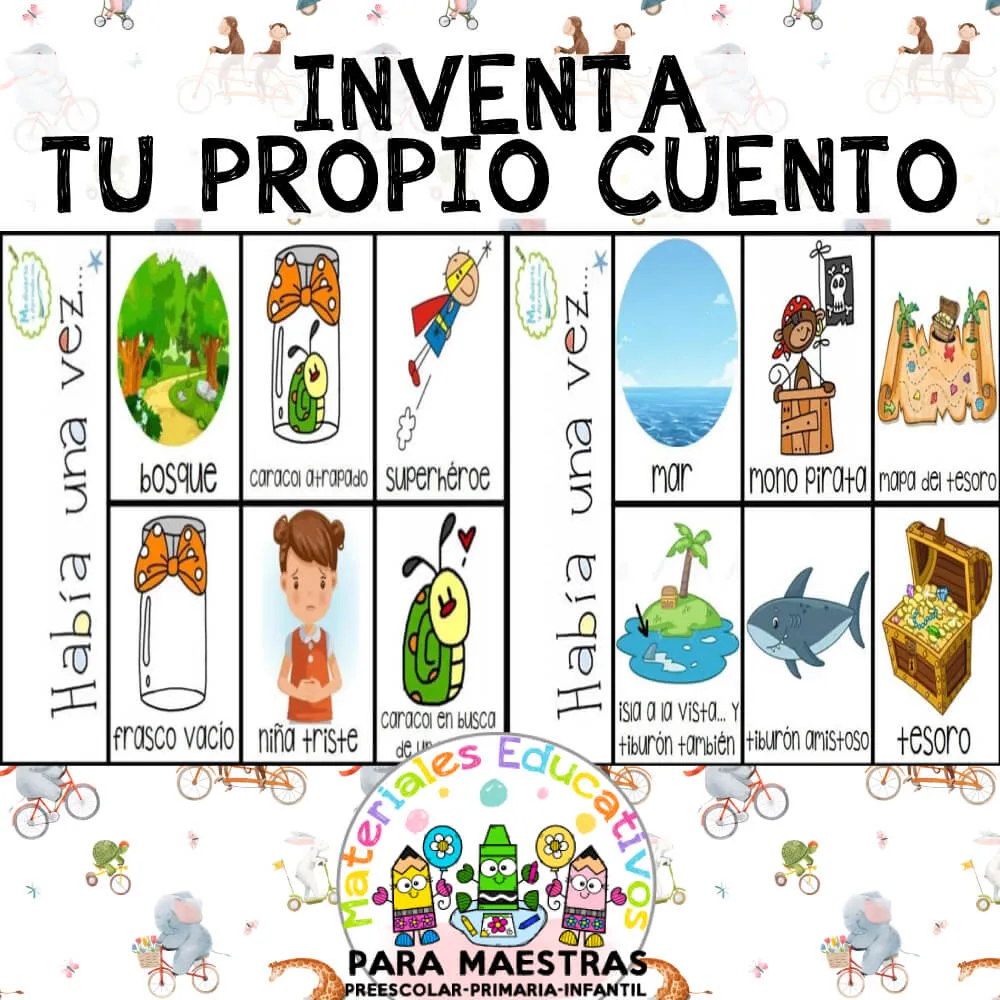 Inventa tu Propio Cuento | Materiales Educativos para Maestras Inventa tu Propio Cuento | Materiales Educativos para Maestras