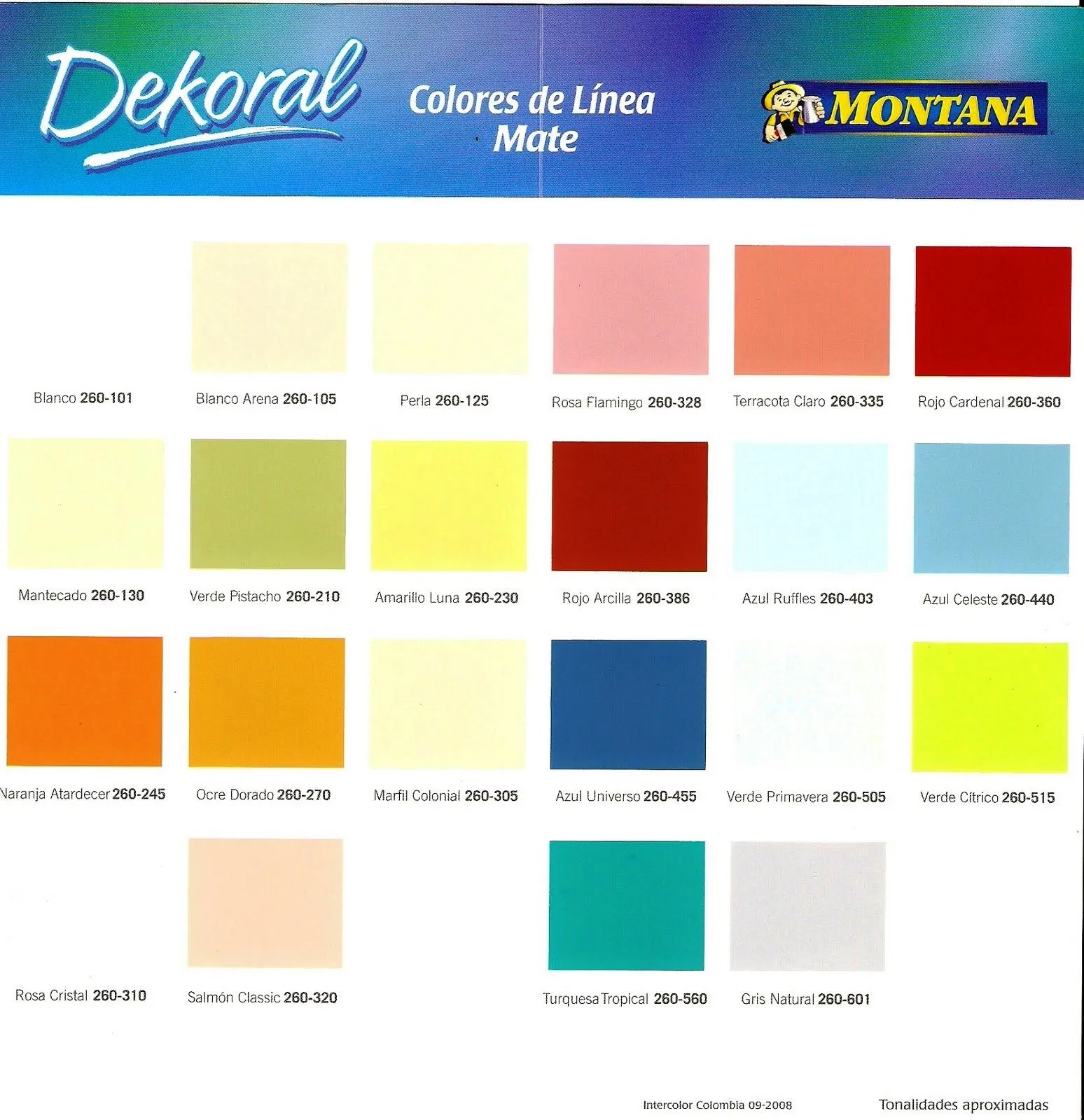 Brillo de seda montana carta de colores - Imagui Brillo de seda montana carta de colores - Imagui