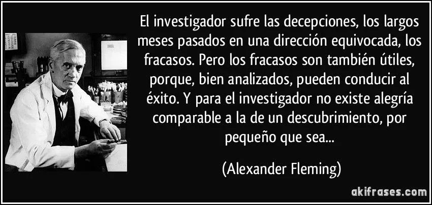 El investigador sufre las decepciones, los largos meses pasados... El investigador sufre las decepciones, los largos meses pasados...
