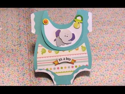 Invitacines para Baby Shower (trajecito con Babero) - YouTube