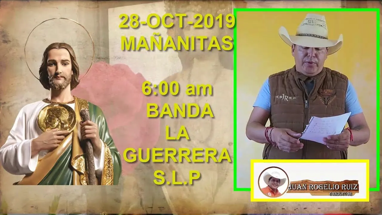 INVITACION PARA ESTE 27 Y 28 DE OCTUBRE SAN JUDITAS TADEO TULA - YouTube INVITACION PARA ESTE 27 Y 28 DE OCTUBRE SAN JUDITAS TADEO TULA - YouTube