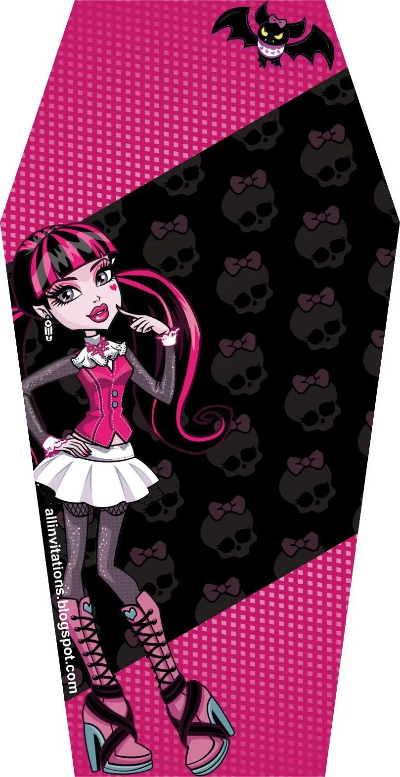 Invitación Ataúd Draculaura | Invitaciones de monster high, Fiesta de monster high, Cumpleaños de monster high Invitación Ataúd Draculaura | Invitaciones de monster high, Fiesta de monster high, Cumpleaños de monster high