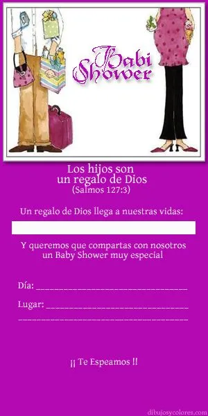 Invitación baby shower cristianos - Imagui