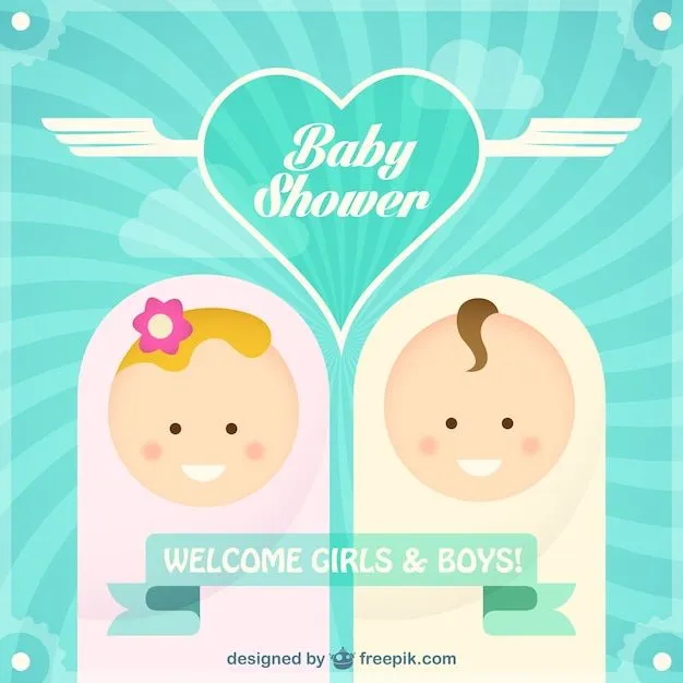 Invitación baby shower | Descargar Vectores gratis Invitación baby shower | Descargar Vectores gratis