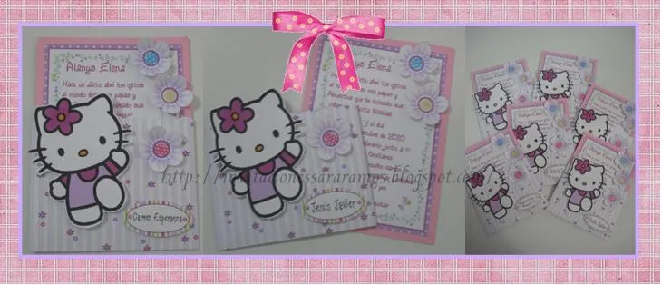 Invitación de baby shower de Hello Kitty - Imagui