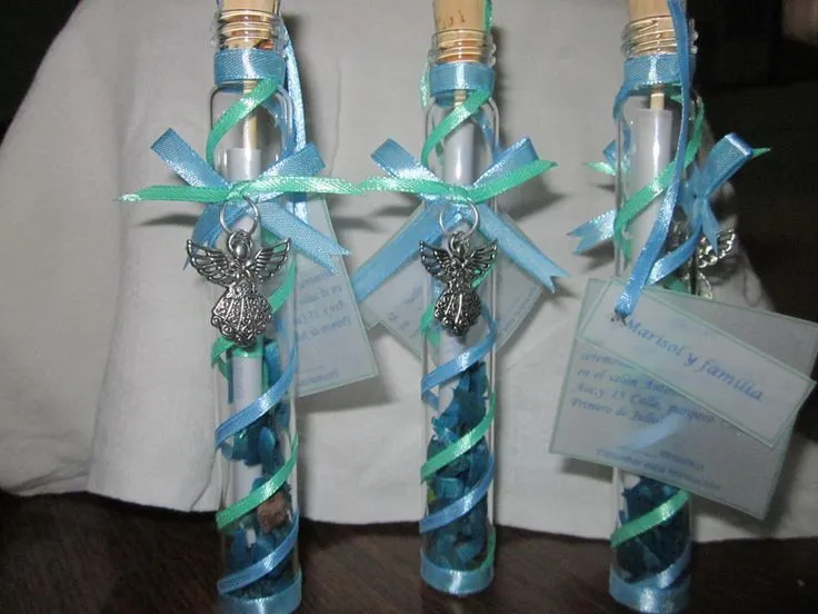 Invitaciones en botellas de vidrio on Pinterest | Baptism ...