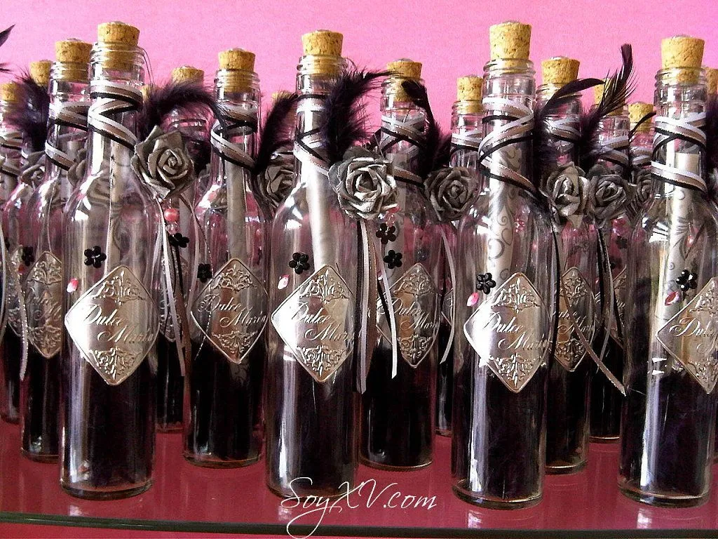 Invitacion de boda en botella | Aprender manualidades es facilisimo.