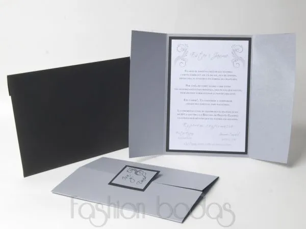 Invitacion de boda CLASICA, invitación abril boda