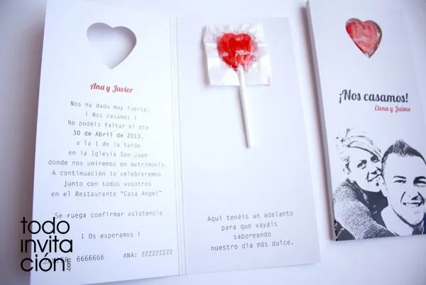 Los detalles de tu Boda: Invitaciones de Boda