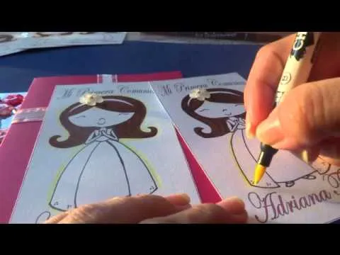 Invitacion para primera comunion #100 - YouTube Invitacion para primera comunion #100 - YouTube