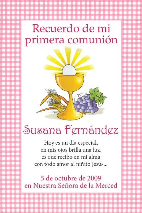 Boutique de Ideas: Estampas Primera Comunión Boutique de Ideas: Estampas Primera Comunión