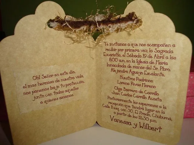 Leyendas para invitación a primera comunión - Imagui Leyendas para invitación a primera comunión - Imagui
