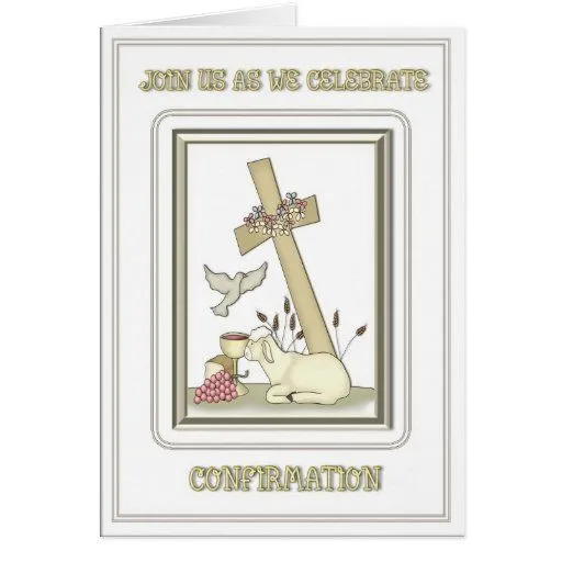 Invitación de la confirmación felicitaciones de Zazzle. Invitación de la confirmación felicitaciones de Zazzle.