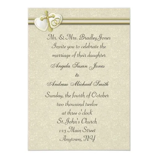 Invitación cristiana del boda | Zazzle