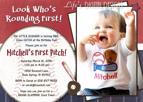 Invitaciónes de beisbol para imprimir - Imagui