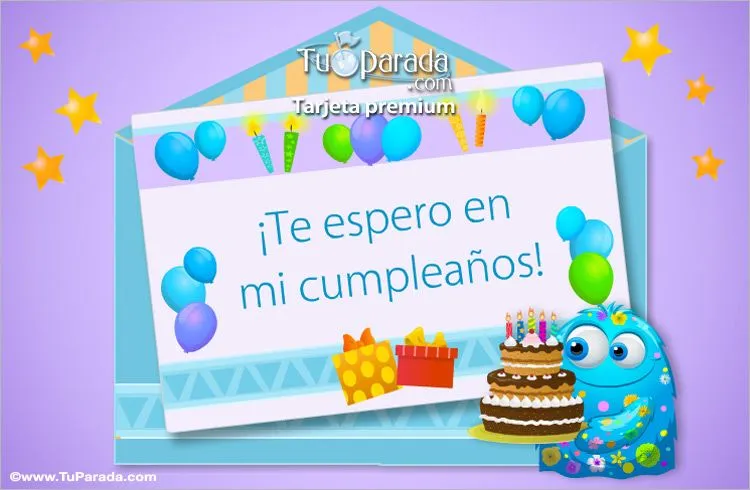 Invitaciones de cumpleaños, invitaciones para fiestas de cumpleaños