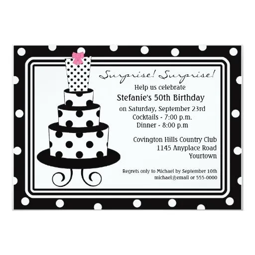 Invitación del cumpleaños de la sorpresa de la | Zazzle Invitación del cumpleaños de la sorpresa de la | Zazzle