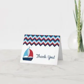 Invitación del cumpleaños del velero de Zazzle.