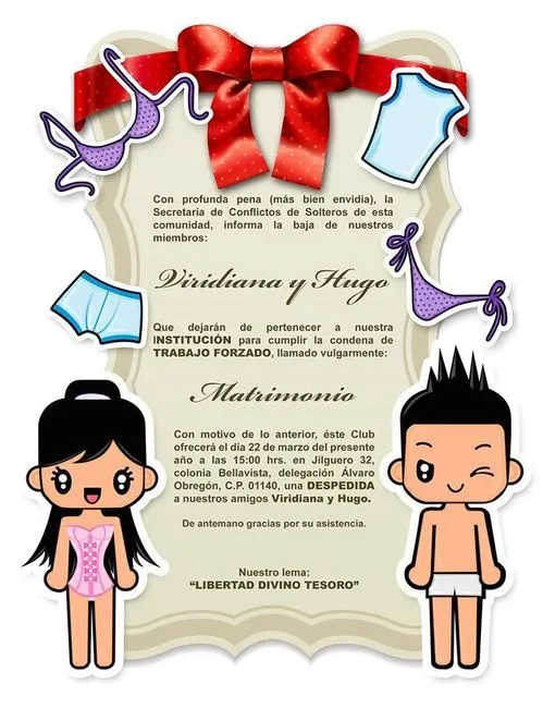 Nuestra despedida!! - Foro Antes de la boda - bodas.com.mx Nuestra despedida!! - Foro Antes de la boda - bodas.com.mx