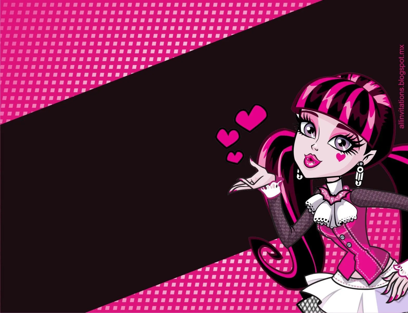 Invitación Draculaura | Invitaciones de monster high, Cumpleaños de monster high, Invitaciones de cumpleaños Invitación Draculaura | Invitaciones de monster high, Cumpleaños de monster high, Invitaciones de cumpleaños
