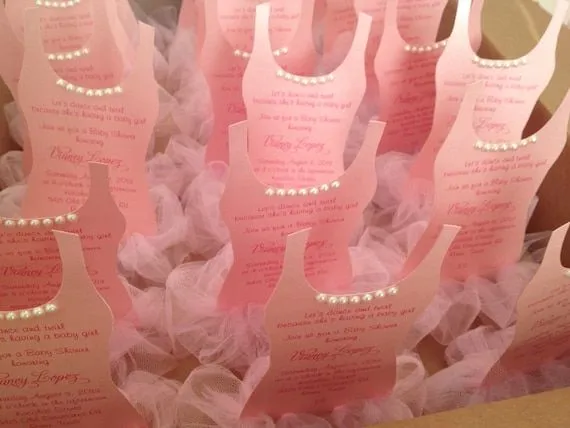 Invitación de ducha Baby Tutu invitación de ducha por anaderoux Invitación de ducha Baby Tutu invitación de ducha por anaderoux