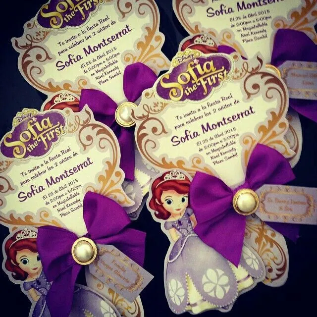 Invitación de espejo Victoriano con la princesa Sofia | Sofia the ...