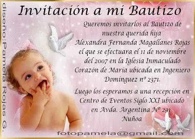 Invitacion Fantasia Niña