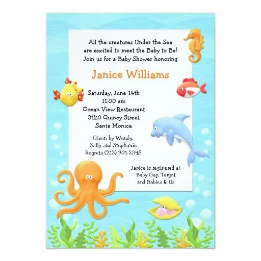 Bajo invitación de la fiesta de bienvenida al bebé | Zazzle