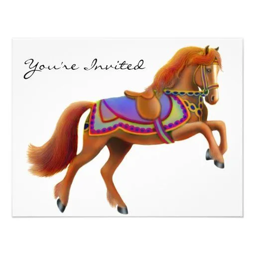 Invitaciónes de caballos - Imagui
