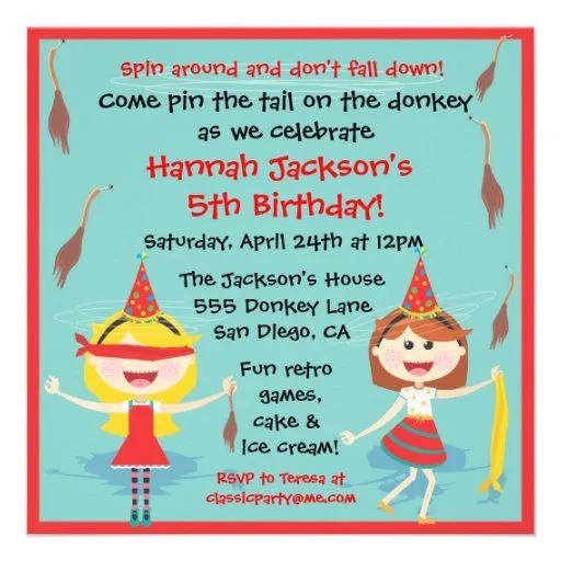 Invitación para una fiesta en inglés - Imagui Invitación para una fiesta en inglés - Imagui