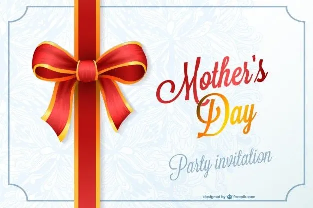 Invitación de fiesta para el día de la madre | Descargar Vectores ... Invitación de fiesta para el día de la madre | Descargar Vectores ...