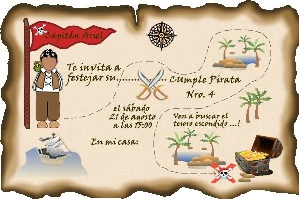 Invitación a fiesta pirata | Manualidades | Pinterest | Fiestas Invitación a fiesta pirata | Manualidades | Pinterest | Fiestas