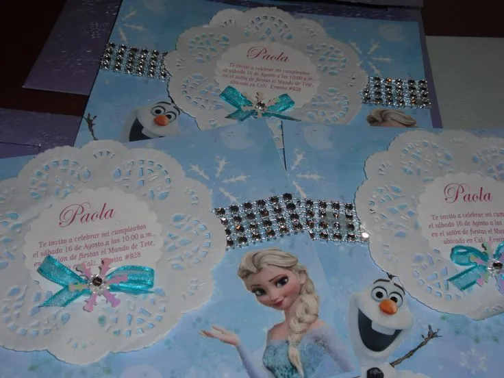 INVITACION PARA FIESTAS #FROZEN PARA CONSENTIR A LAS #pRINCESAS DE ...