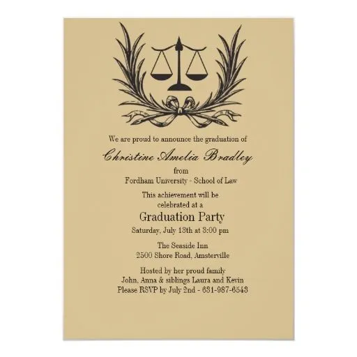 Invitación de la graduación del colegio de | Zazzle