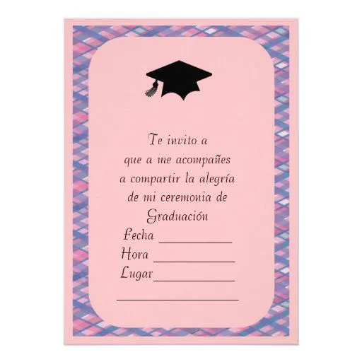 Invitaciónes a graduación - Imagui