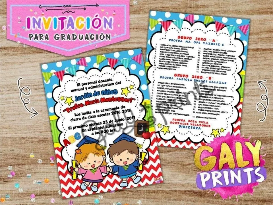 Invitación graduación preescolar | Graduación preescolar, Graduacion infantil, Invitaciones para graduacion Invitación graduación preescolar | Graduación preescolar, Graduacion infantil, Invitaciones para graduacion