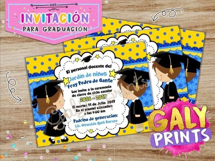 Invitación graduación preescolar | Invitaciones para graduacion, Invitaciones, Graduación preescolar Invitación graduación preescolar | Invitaciones para graduacion, Invitaciones, Graduación preescolar