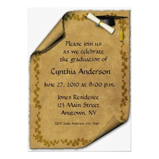 Pergaminos de graduación - Imagui