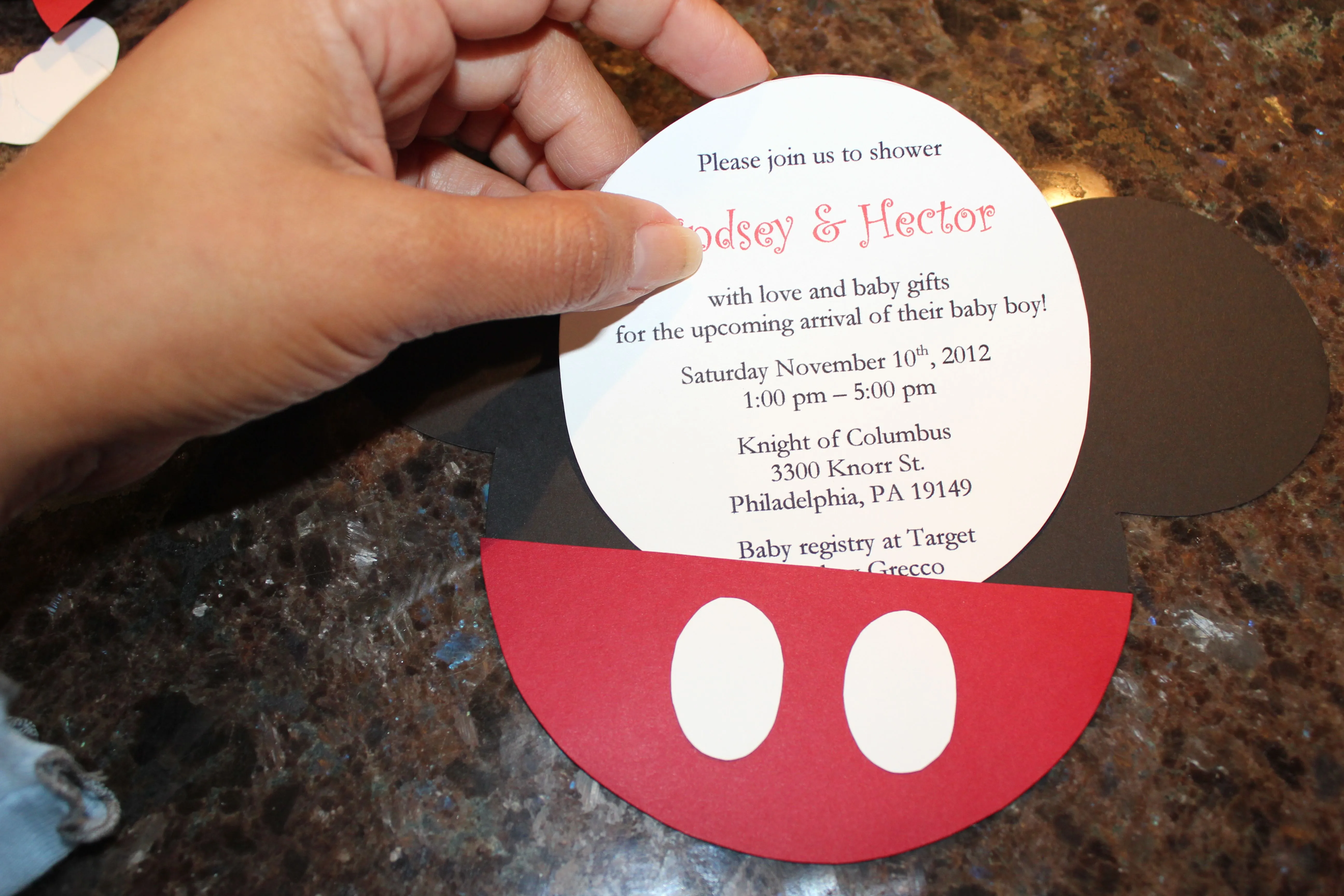 Invitación de Mickey Mouse | creationsbydanny Invitación de Mickey Mouse | creationsbydanny