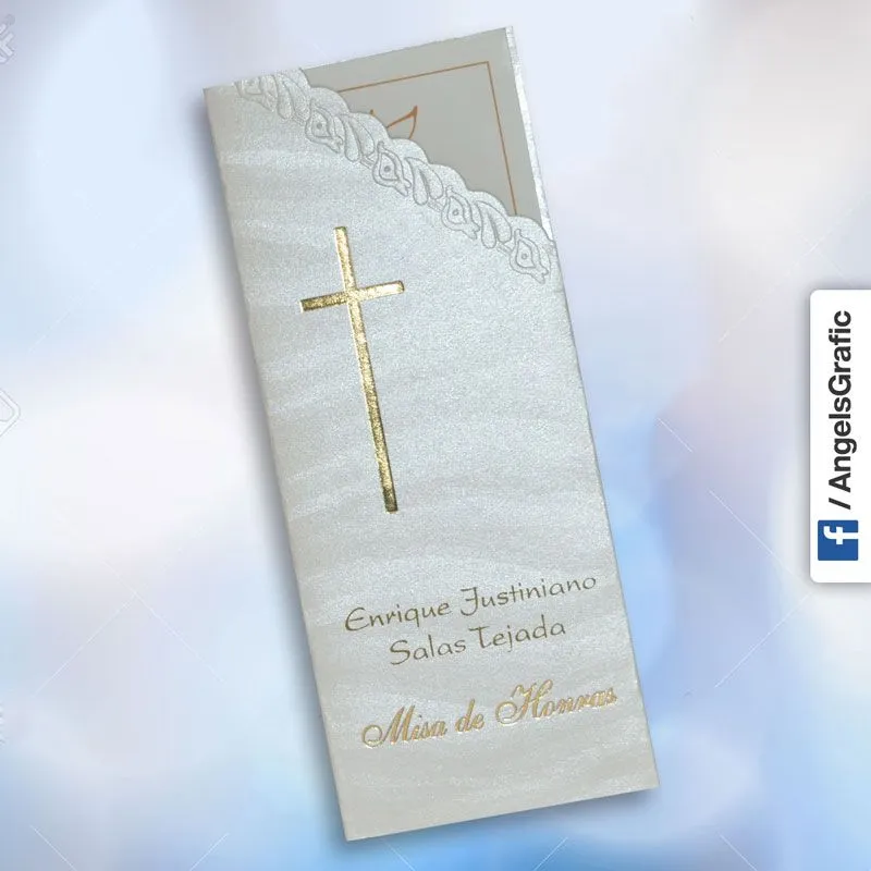 Invitación para Misa de Honras (hr-56860) - Angels Graphic Invitación para Misa de Honras (hr-56860) - Angels Graphic
