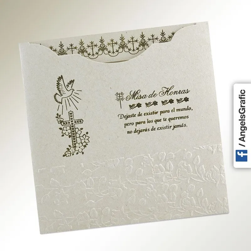 Invitación para Misa de Honras (hr-56870) - Angels Graphic Invitación para Misa de Honras (hr-56870) - Angels Graphic