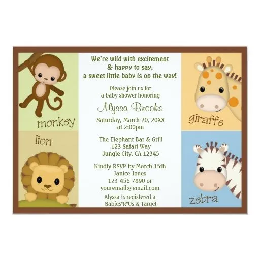 Invitación MJS de la fiesta de bienvenida al bebé | Zazzle