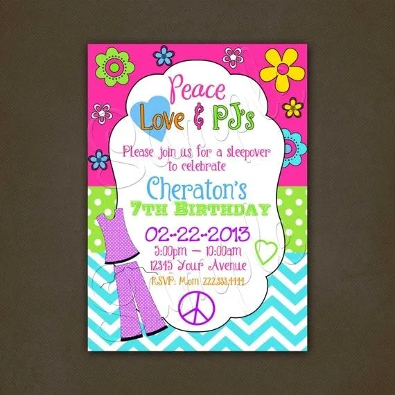 Tarjetas de invitación para imprimir de pijamadas - Imagui Tarjetas de invitación para imprimir de pijamadas - Imagui