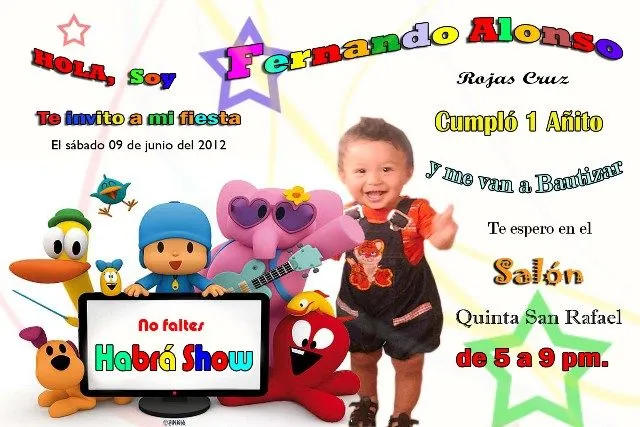 Invitación a una piñata - Imagui